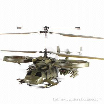 Large-sized 4.5CH Avatar RC Helicopter, Measures 59 x 31 x 20.3cm